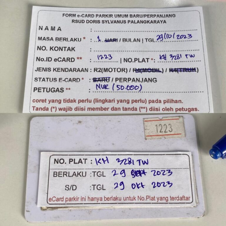 Member perpanjang R2 ID 1223