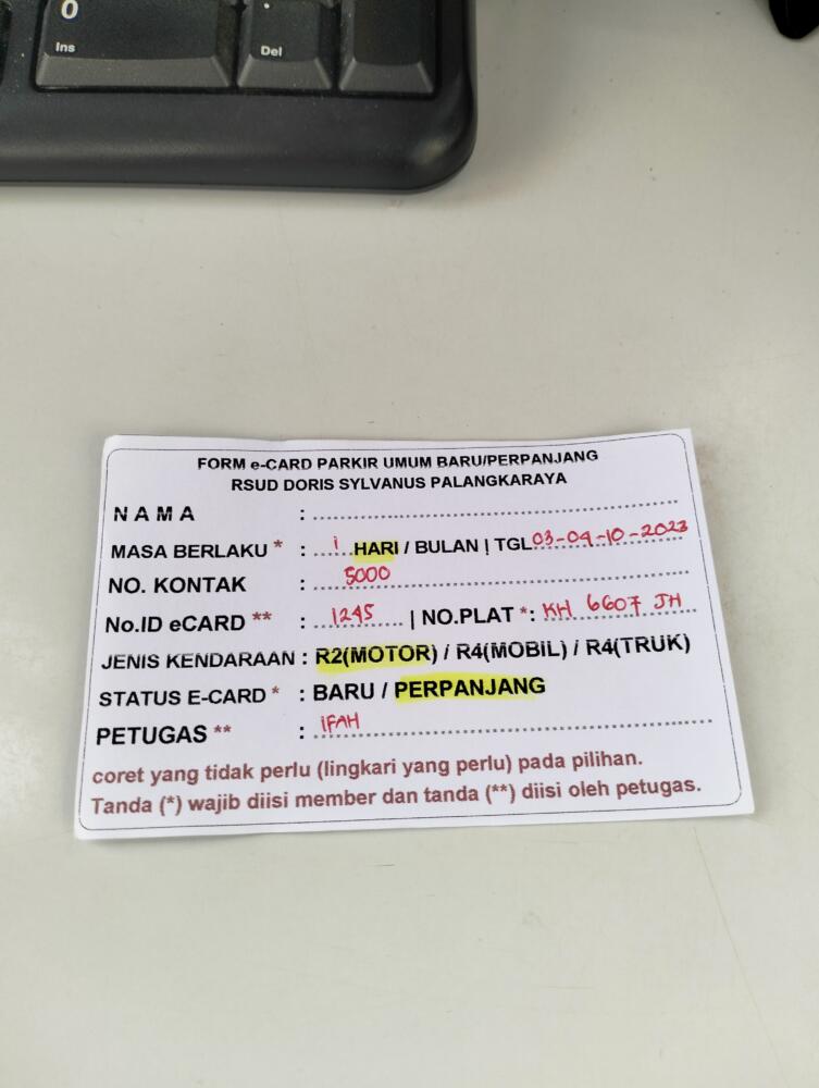 PERPANJANG MEMBER 1245