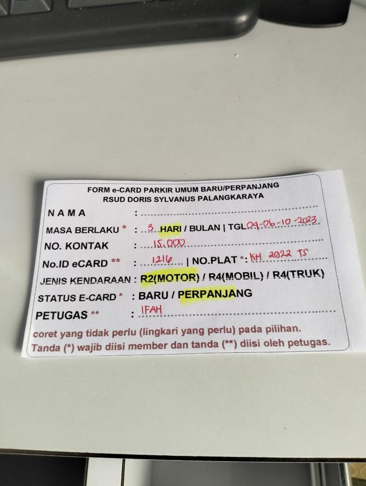 PERPANJANG MEMBER 1216