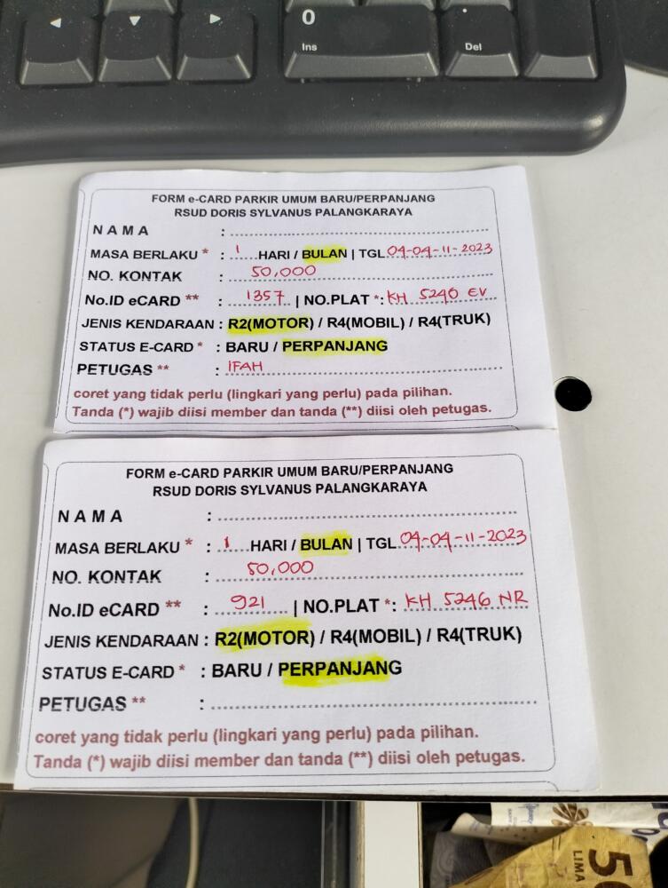 PERPANJANG MEMBER 1357 , 921