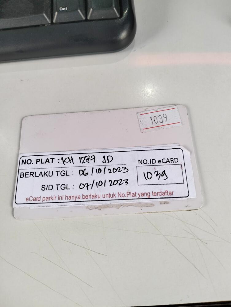 KARTU KEMBALI 1039