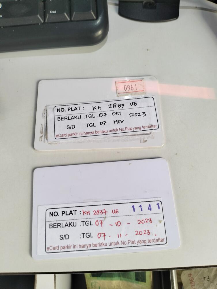 KARTU TIDAK TERDAFTAR ID 691 PINDAH KE ID 1141