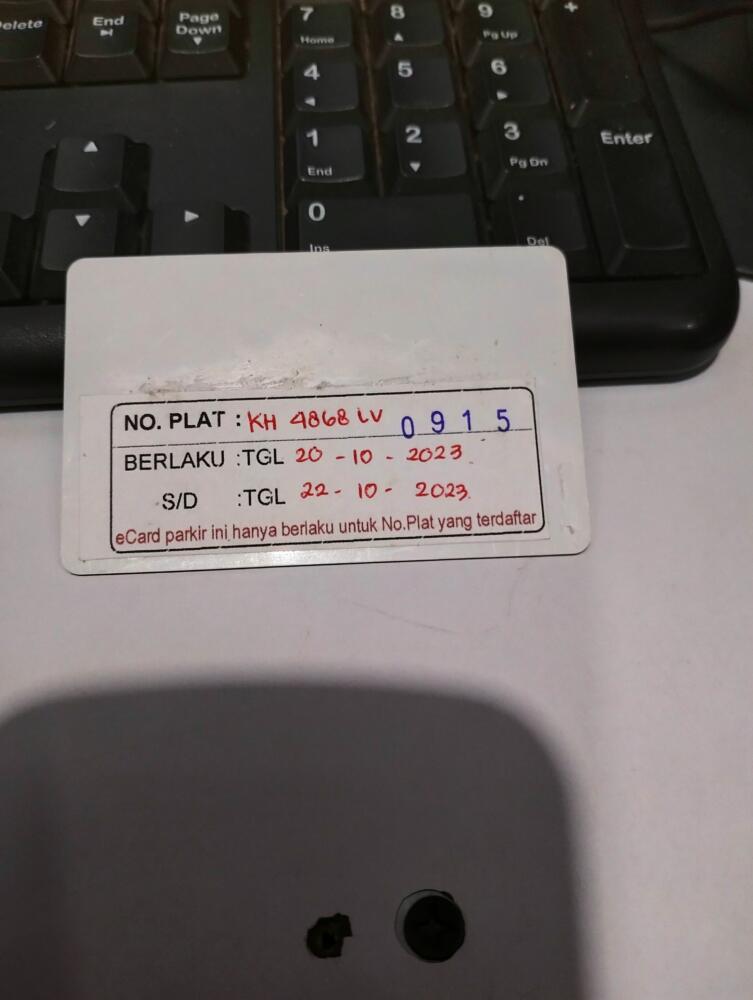 KARTU HILANG ID 1113 PINDAH KE ID 915