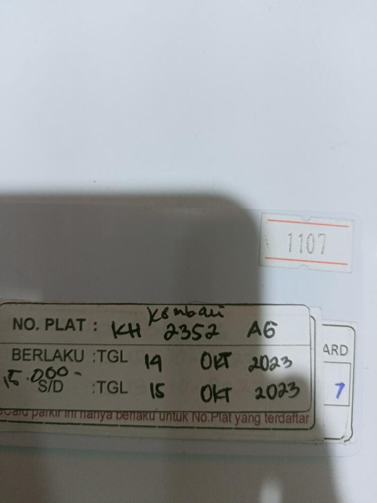 Kartu kembali