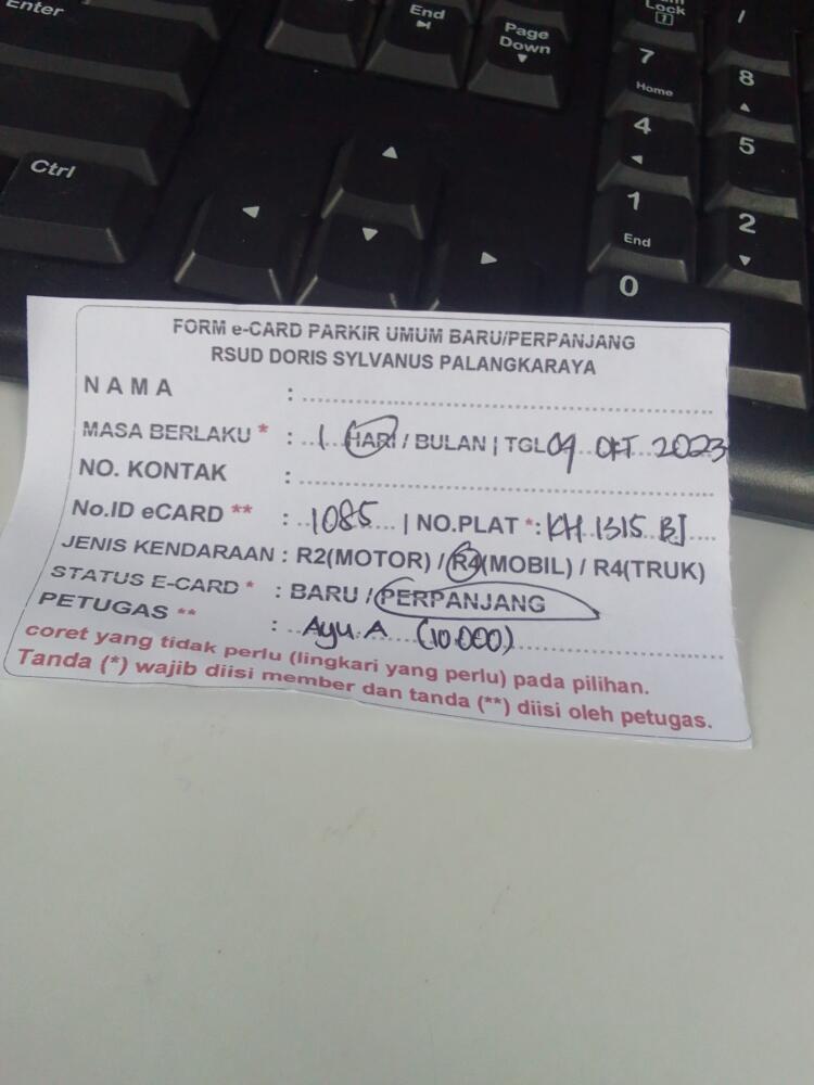 PERPANJANG KARTU ID:1085