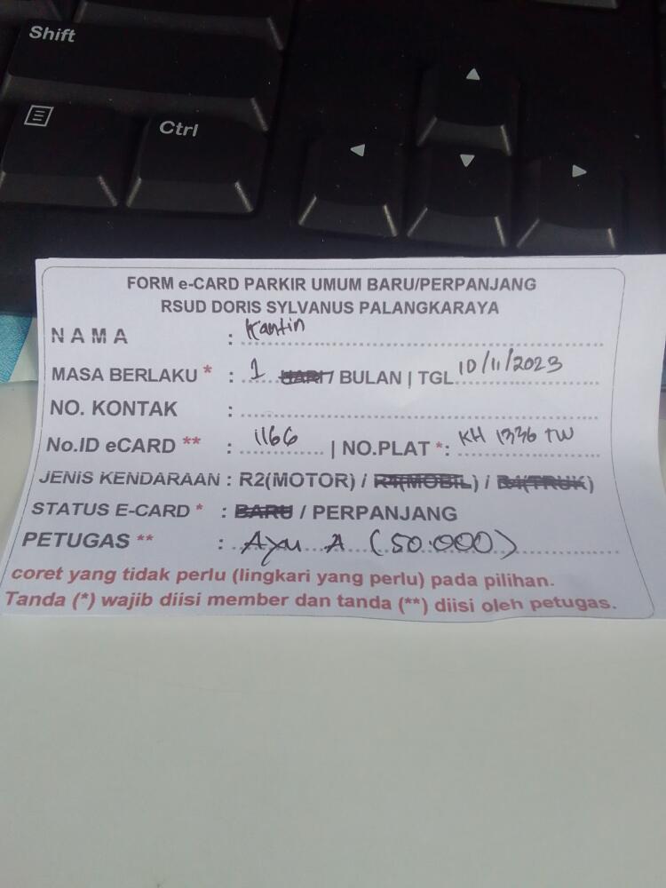 PERPANJANG KARTU ID:1166