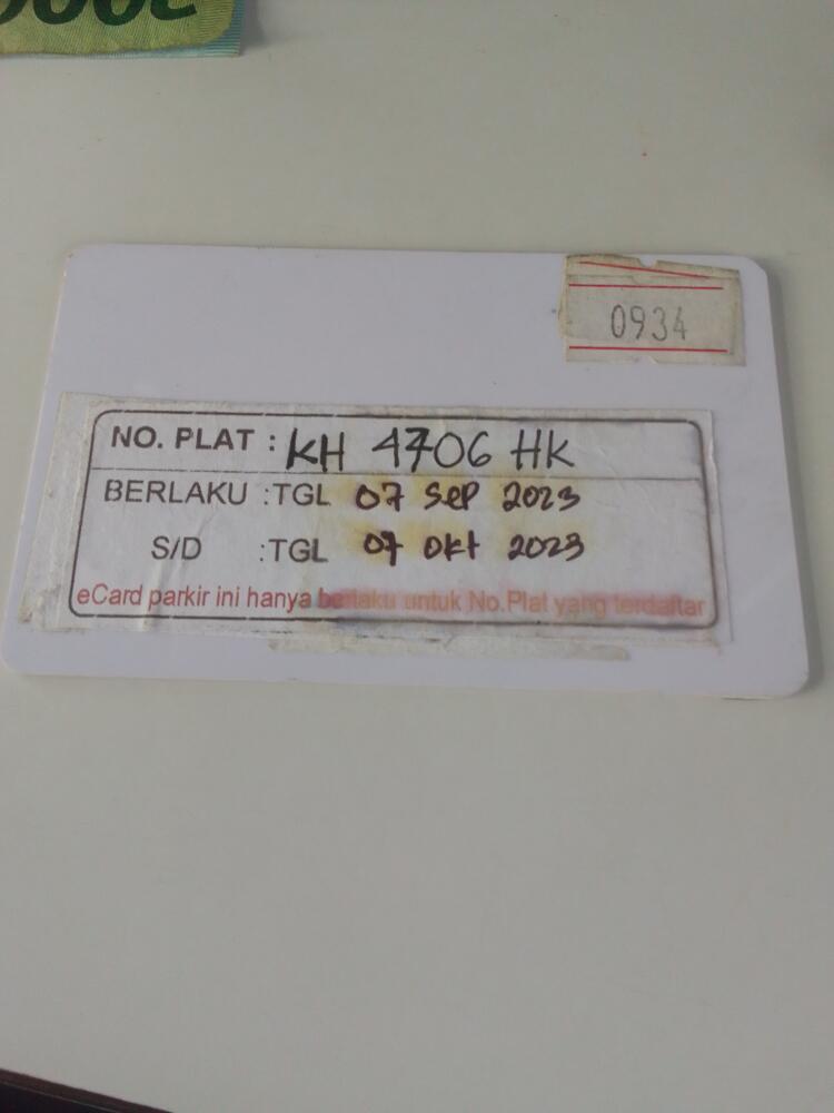 KARTU KEMBALI ID:0934