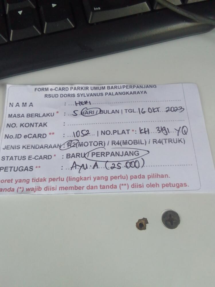 PERPANJANG KARTU ID:1052