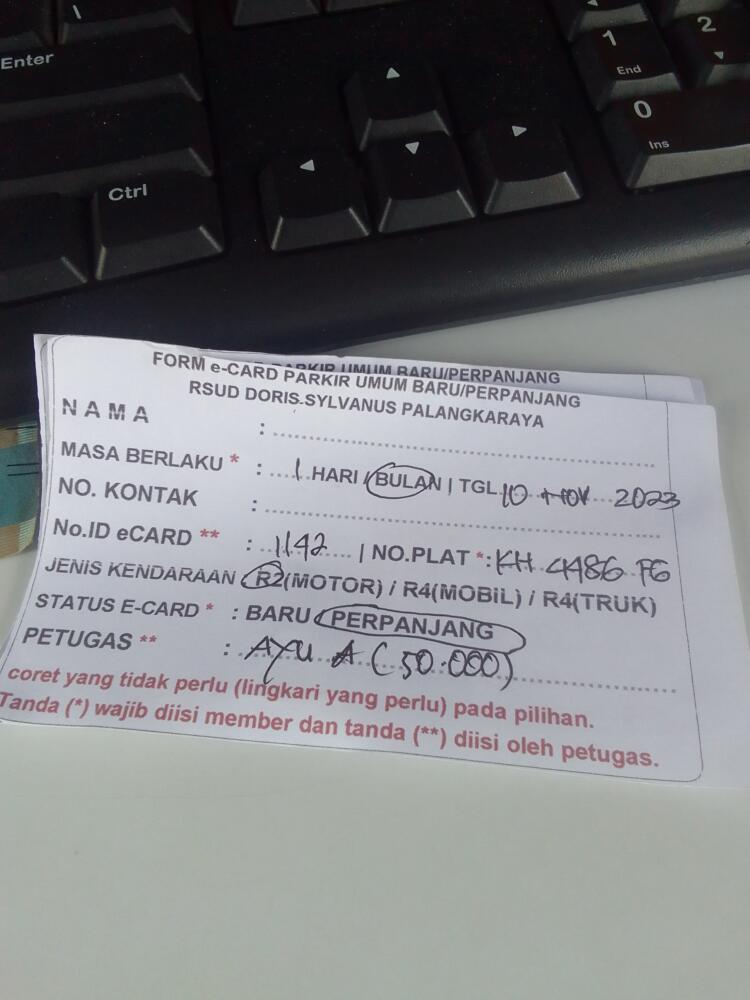 PERPANJANG KARTU ID:1142