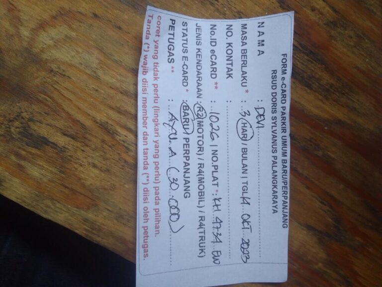 kARTU MEMBER BARU ID:1026