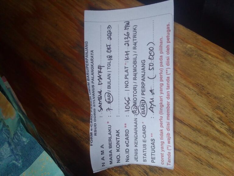 kARTU MEMBER BARU ID:1066