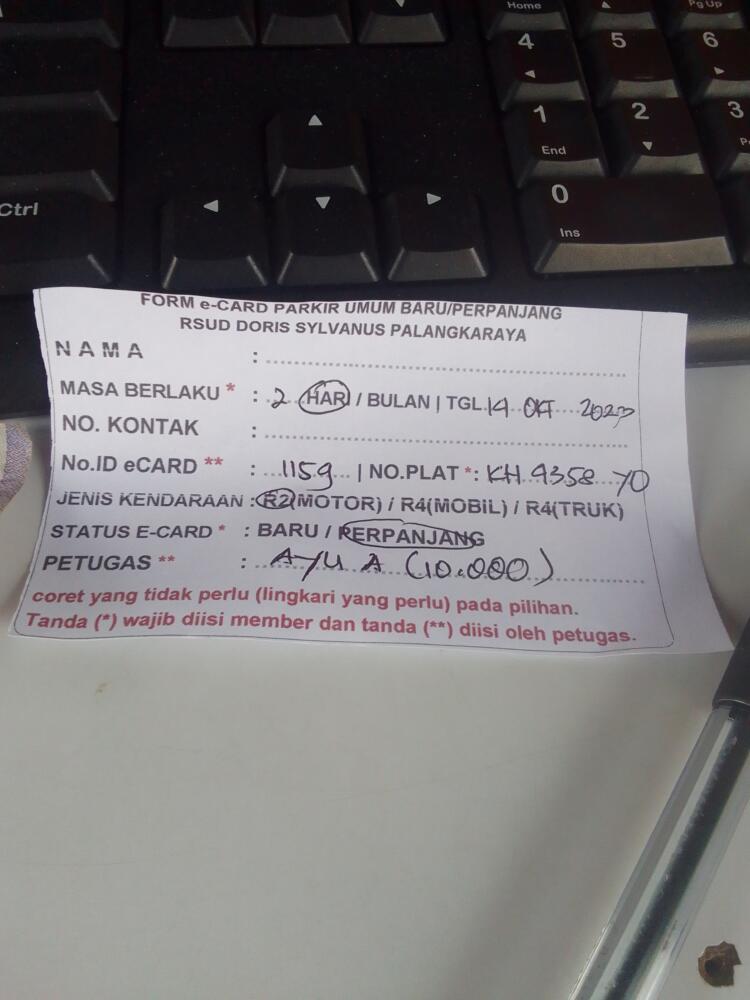 PERPANJANG KARTU ID:1159