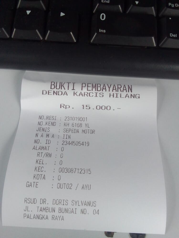 TIKET HILANG