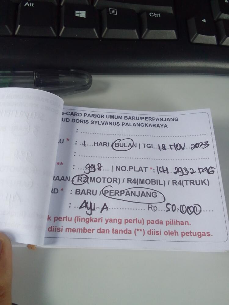 PERPANJANG KARTU ID:998