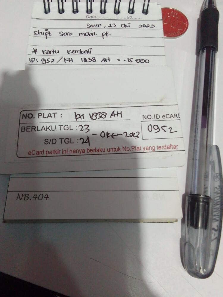 KARTU KEMBALI ID:952