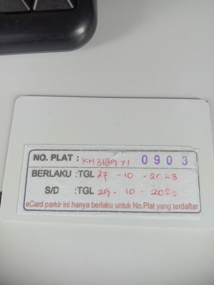 Kartu member kembali id 903