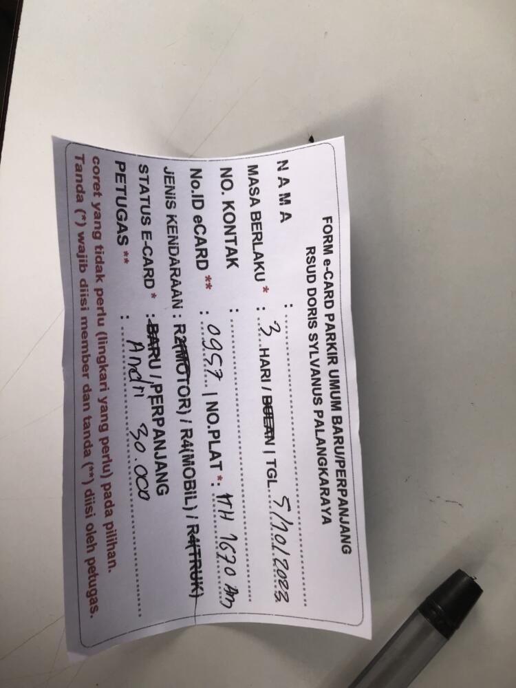 Member perpanjang 3H