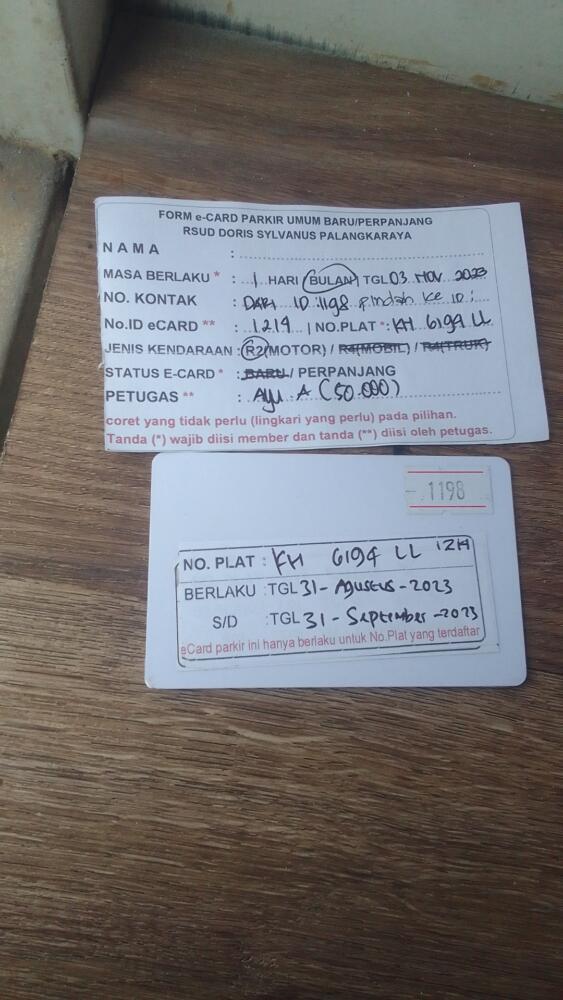 PERPANJANG KARTU ID:1214