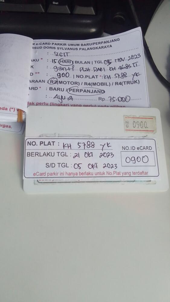 PERPANJANG KARTU ID:900