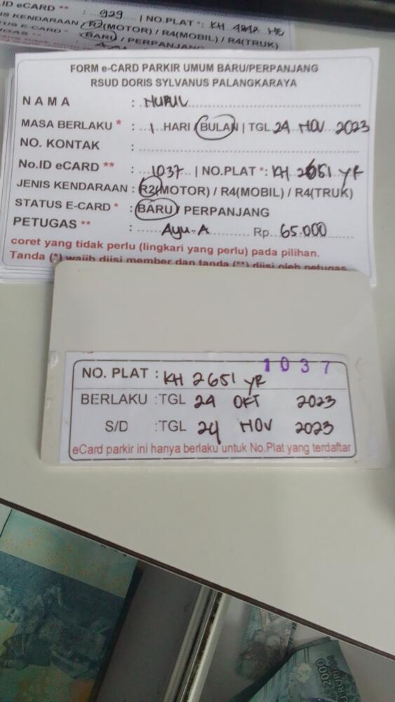 KARTU MEMBER BARU ID:1037