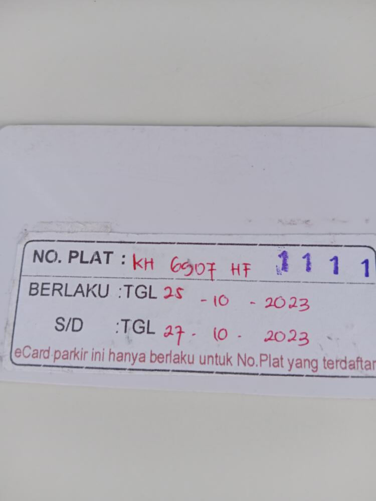Kartu kembali
