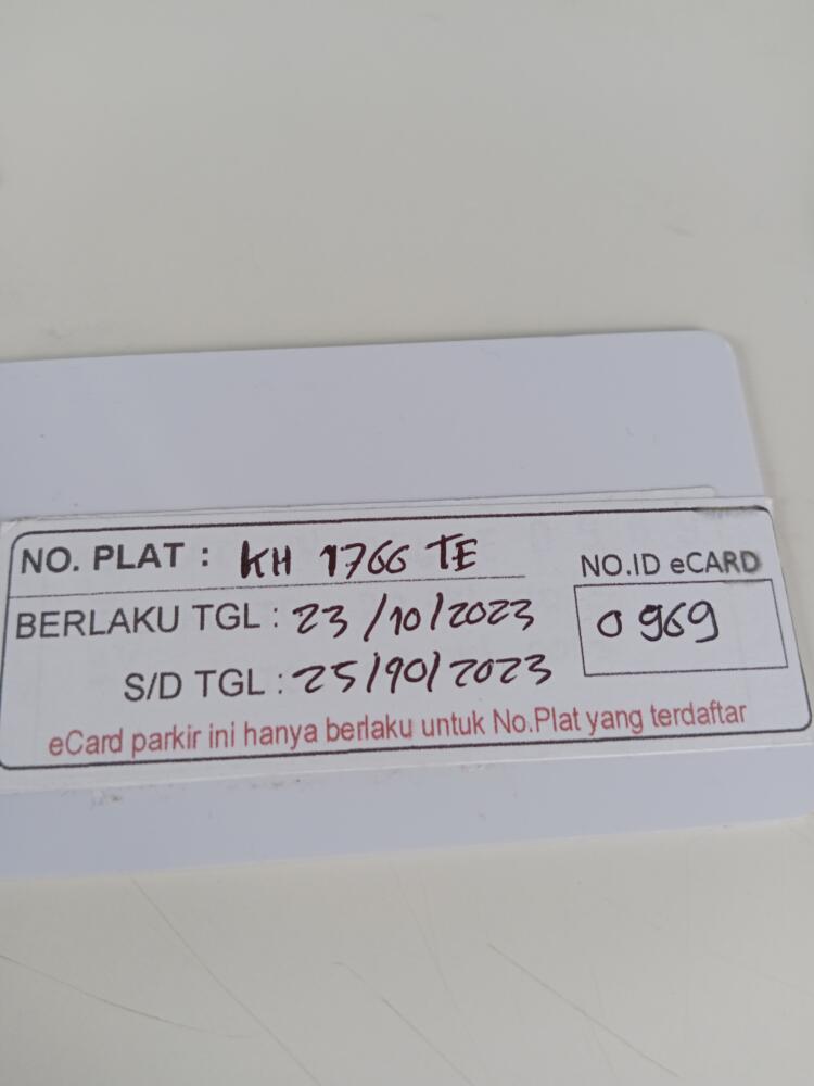 Kartu kembali