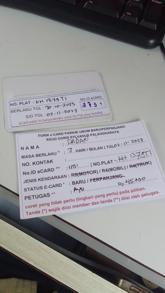 kARTU MEMBER BARU ID:1151