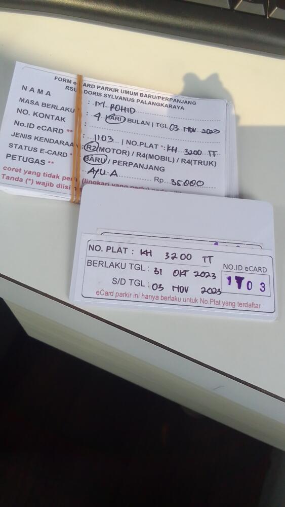 kARTU MEMBER BARU ID:1103