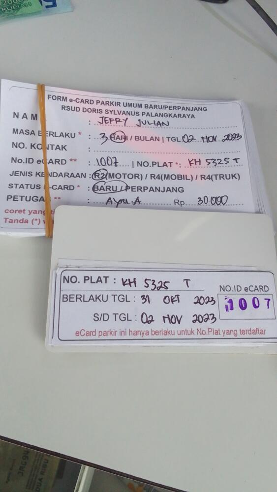 kARTU MEMBER BARU ID:1007