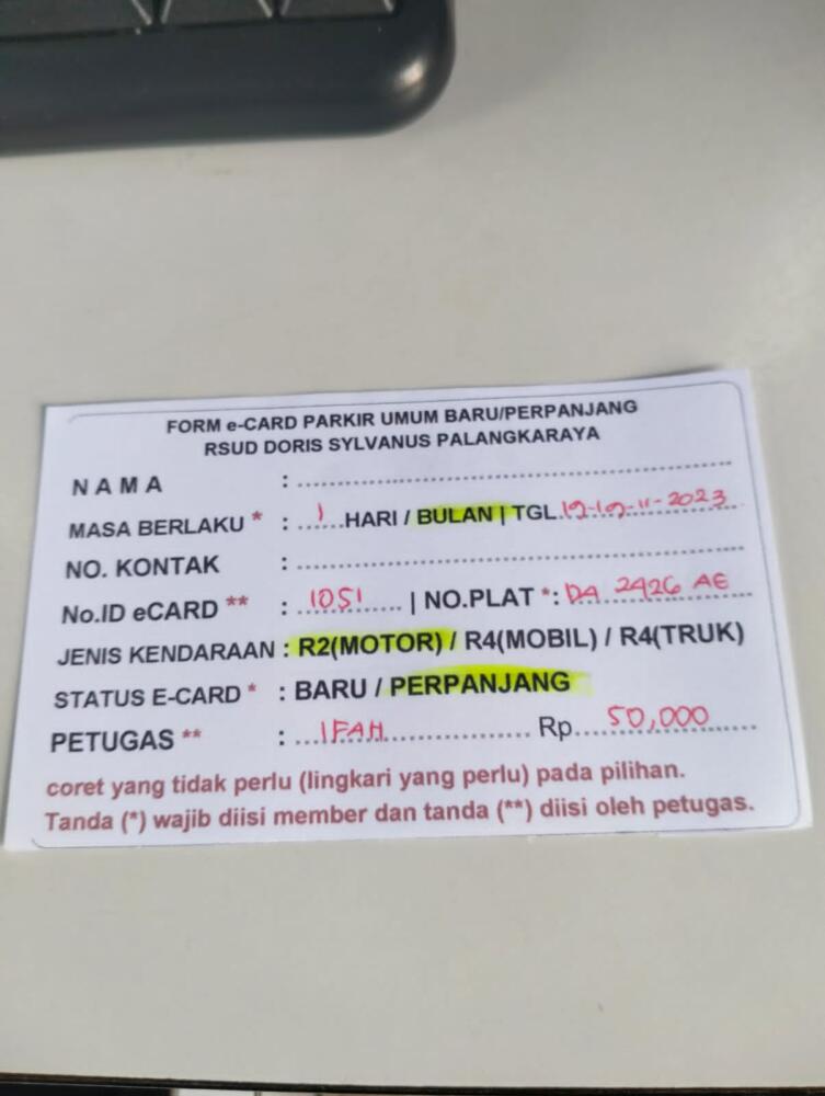 PERPANJANG MEMBER 1051