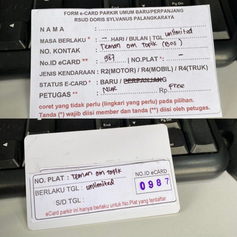 Dispensasi gratis 1B ID 987