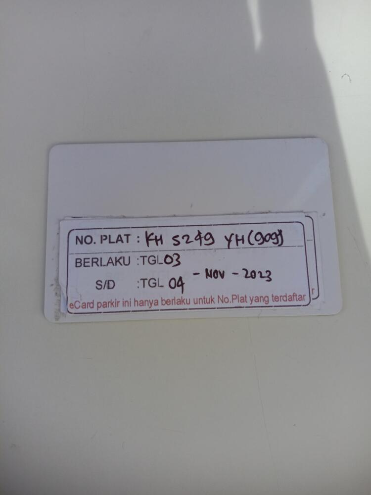 Kartu member kembali id 909