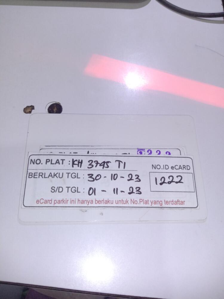 Kartu member kembali id 1156