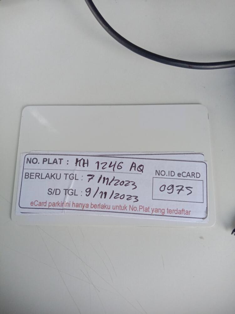 Kartu member kembali id 975