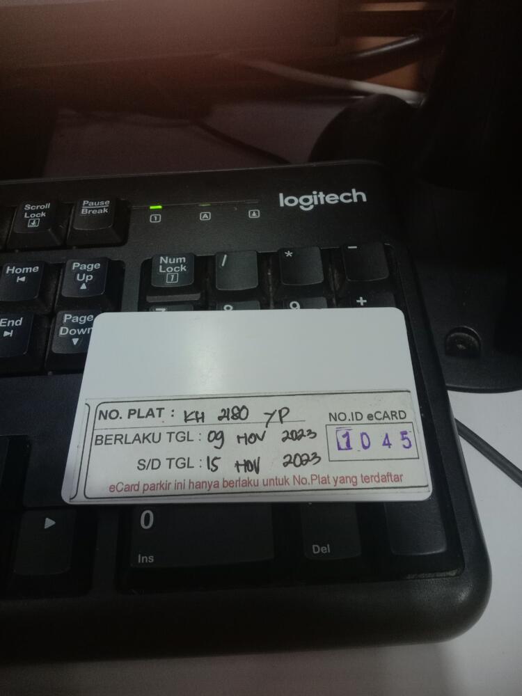 Kartu member kembali id 1045