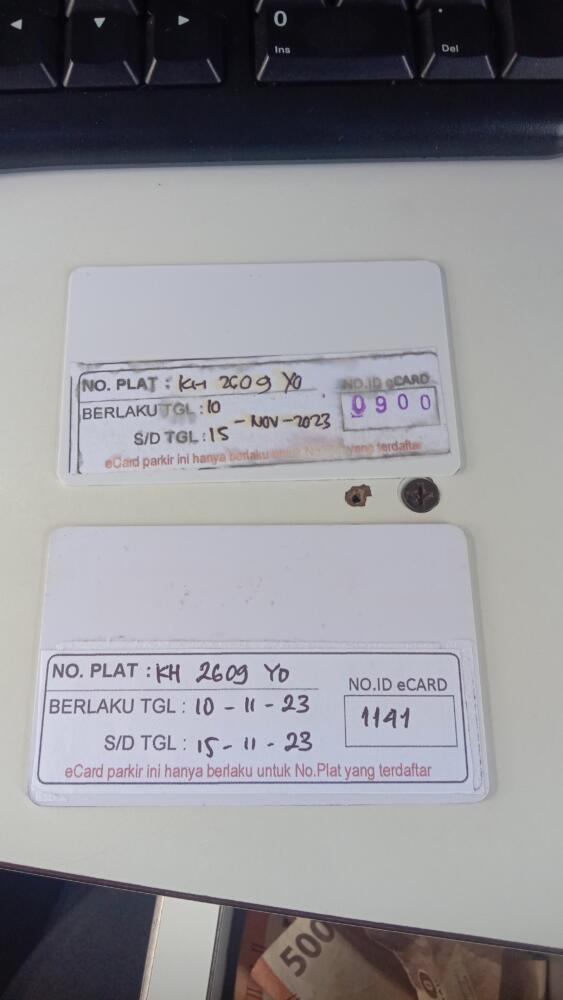 Kartu member id 900 pindah ke id 1141