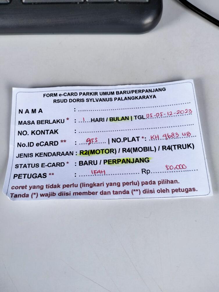 PERPANJANG MEMBER 955