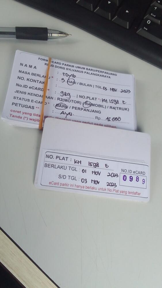 kARTU MEMBER BARU ID:989
