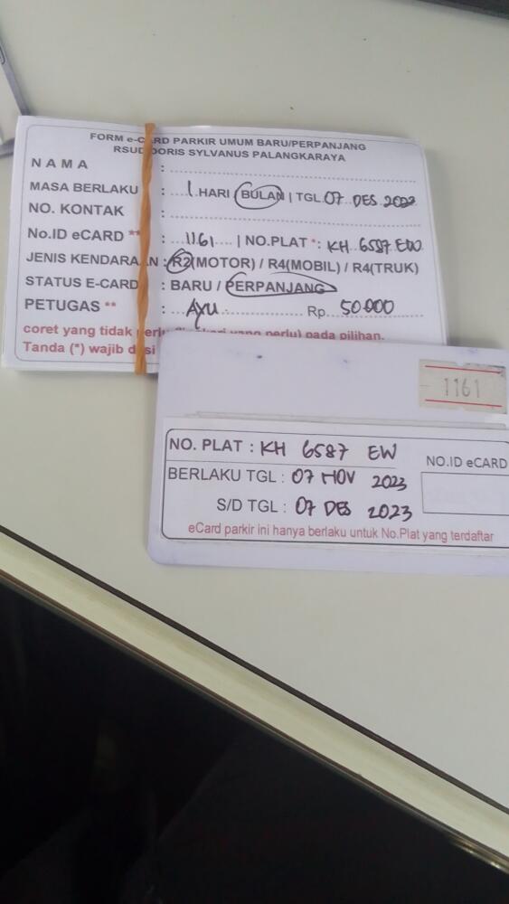 PERPANJANG KARTU ID:1161