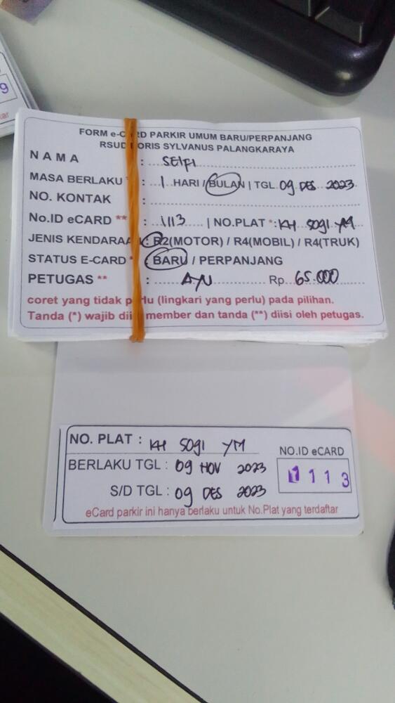 kARTU MEMBER BARU ID:1113