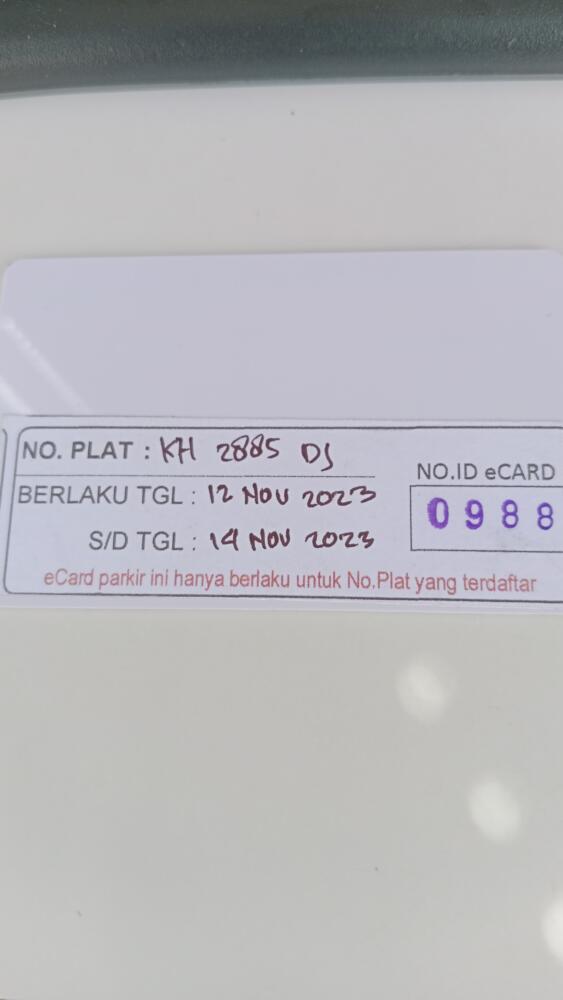 Kartu kembali