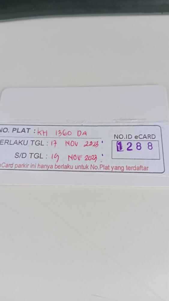 Kartu kembali