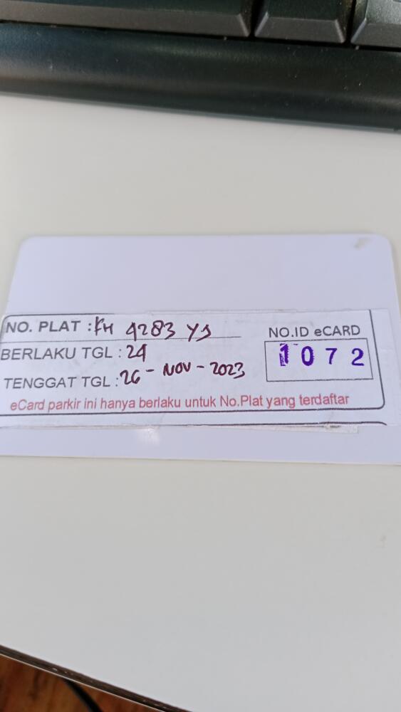 Kartu kembali
