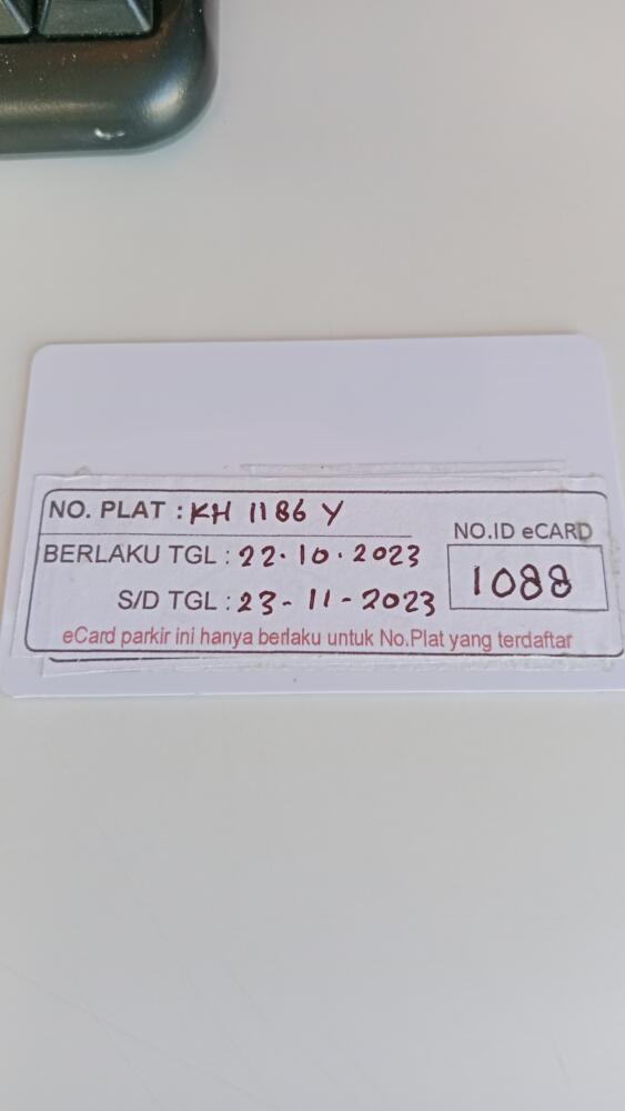Kartu kembali