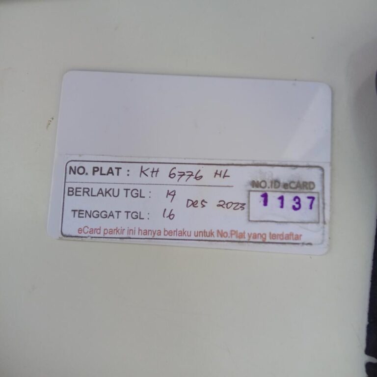 Kartu member kembali id 1137