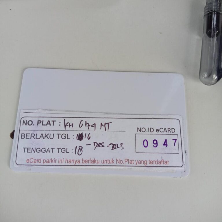 Kartu member kembali id 947