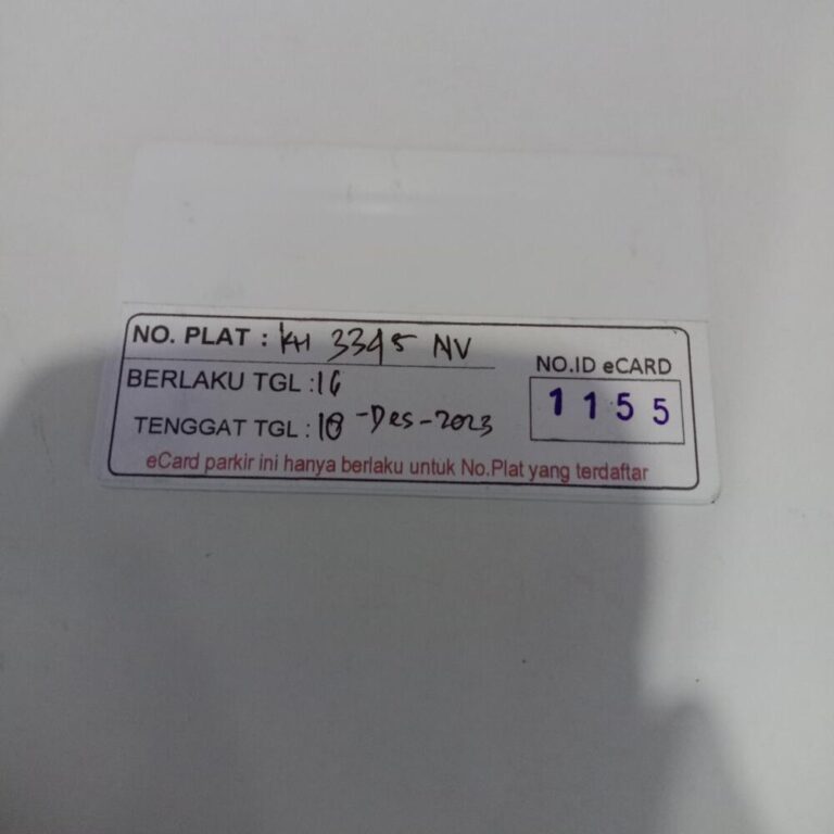 Kartu member kembali id 1155