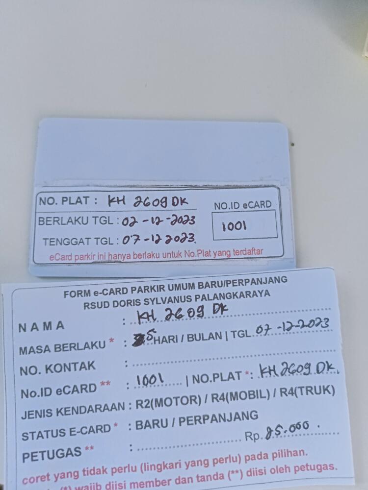 Perpanjang kartu