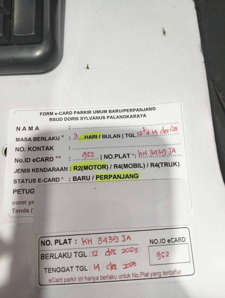 PERPANJANG MEMBER 952