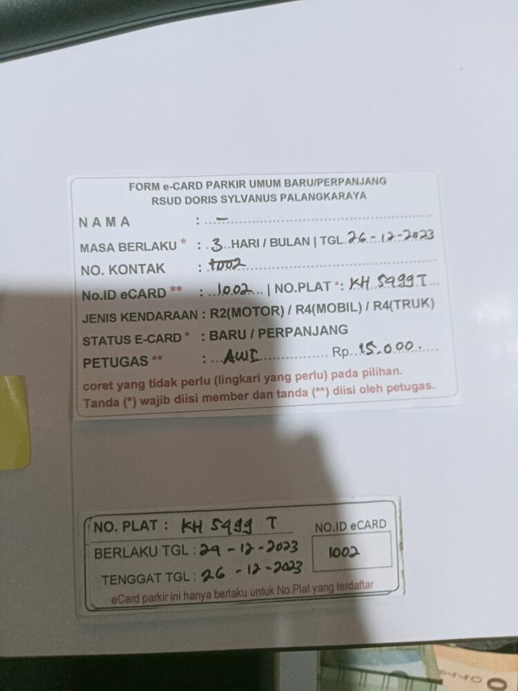 Perpanjang kartu